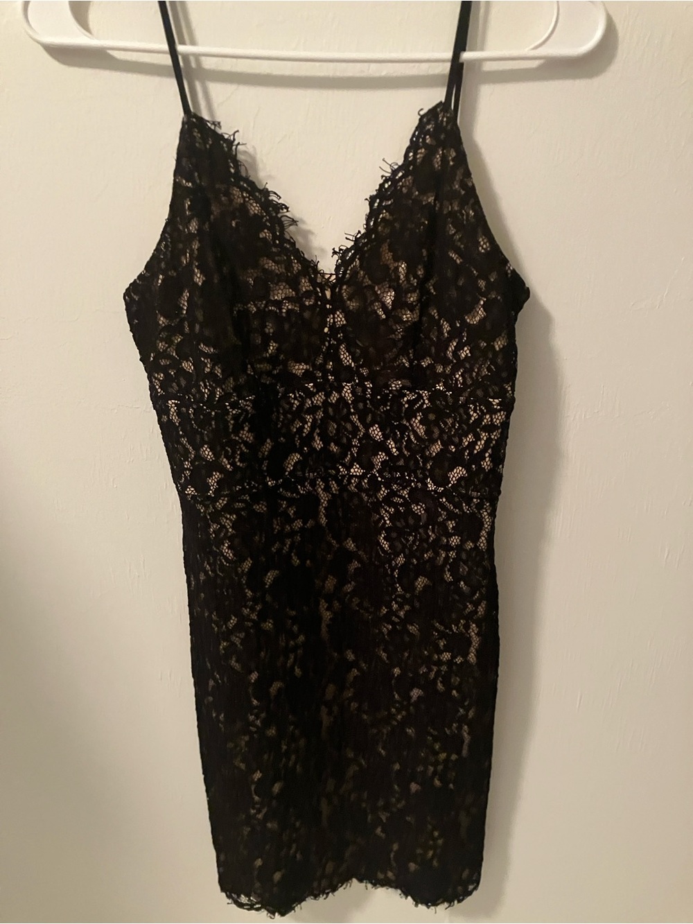 Black Lace Mini Dress